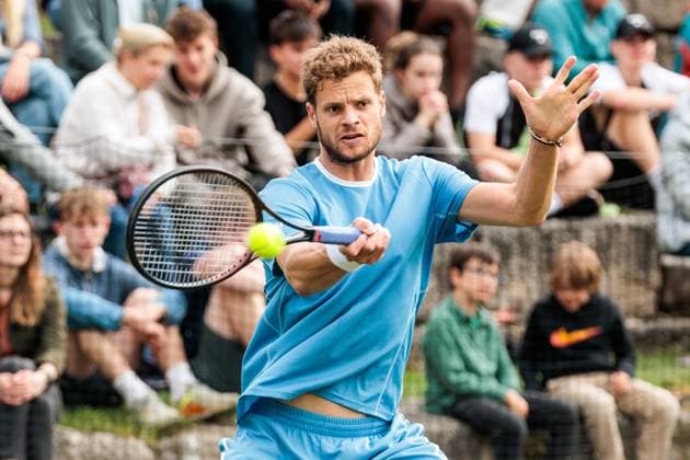 BOSS OPEN ATP250; 07.06.2025 Yannick Hanfmann (GER) im Match gegen Max Wiskandt (GER) BOSS OPEN ATP250; Stuttgart, Tennisclub Weissenhof am 07.06.2025 Copyright: xBEAUTIFULxSPORTS Wunderlx