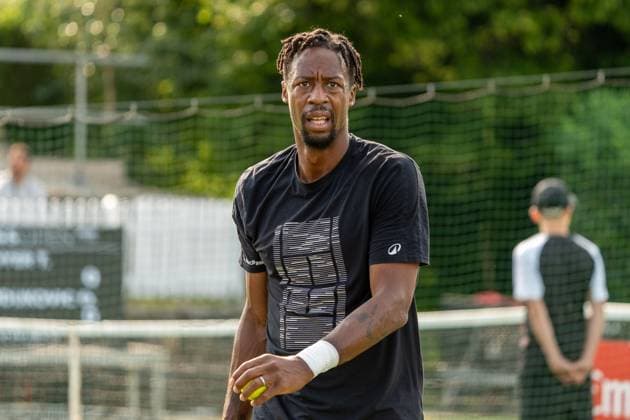 Kritischer Blick von Gael Monfils beim Training, Gael Monfils, Tennis, ATP, Tennis Herren Turnier, Boss-Open, Training, 07.06.2025, Gael Monfils, Tennis, ATP-Turnier, Boss-Open, Training, 07.06.2025, Stuttgart Copyright: xEibner-Pressefoto EdwardxCheungx EP_ECG