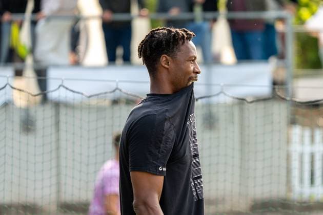Gael Monfils zieht sein T-Shirt mit den Zaehnen hoch, Gael Monfils, Tennis, ATP, Tennis Herren Turnier, Boss-Open, Training, 07.06.2025, Gael Monfils, Tennis, ATP-Turnier, Boss-Open, Training, 07.06.2025, Stuttgart Copyright: xEibner-Pressefoto EdwardxCheungx EP_ECG