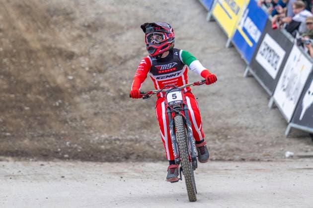MOUNTAINBIKE - UCI MTB World Series LEOGANG,AUSTRIA,07.JUN.25 - CYCLING, MOUNTAIN BIKE - UCI Mountainbike World Cup, downhill. Image shows Gloria Scarsi (ITA).  GEPAxpictures xWolfgangxKofler