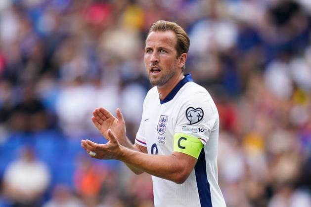ESP: Andorra v England. FIFA World Cup, WM, Weltmeisterschaft, Fussball 26 UEFA Qualifiers match, Group K, matchday 1 Harry Kane of England during the FIFA World Cup 26 UEFA Qualifiers match, Group K, matchday 1 between Andorra and England played at RCDE Stadium on June 7, 2025 in Barcelona, Spain. kpng Copyright: xSergioxRuizx xPRESSINPHOTOx PS_240607_AND_ING_018