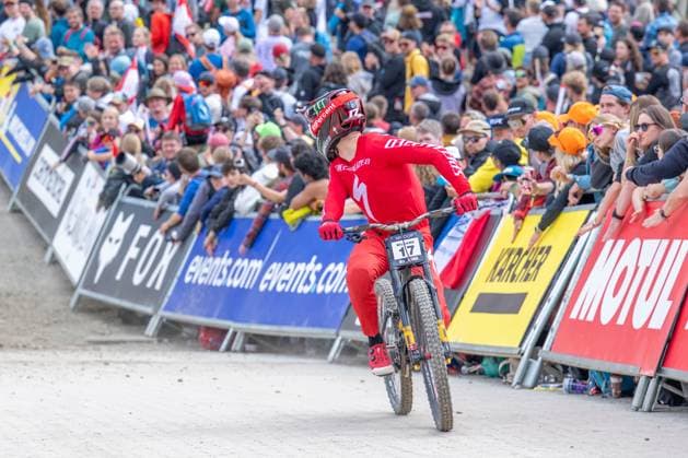 MOUNTAINBIKE - UCI MTB World Series LEOGANG,AUSTRIA,07.JUN.25 - CYCLING, MOUNTAIN BIKE - UCI Mountainbike World Cup, downhill. Image shows Jordan Williams (GBR).  GEPAxpictures xWolfgangxKofler