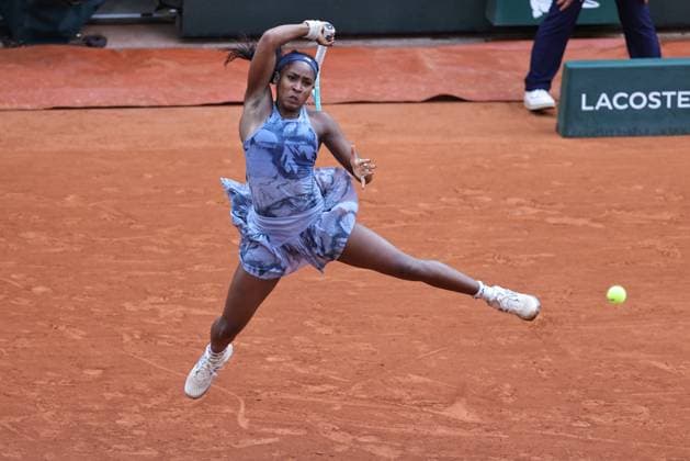 Coco Gauff, USA, during womens final of 2025 French Open at Roland Garros, Paris, 07 06 2025; -