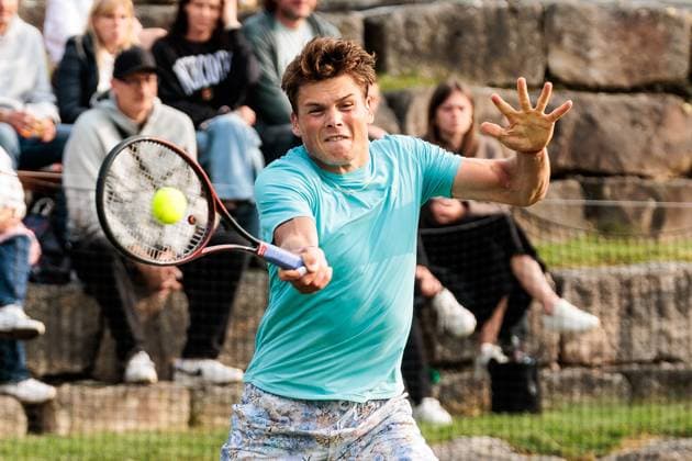 BOSS OPEN ATP250; 07.06.2025 Patrick Zahraj (GER) im Match gegen Marton Fucsovics (HUN) BOSS OPEN ATP250; Stuttgart, Tennisclub Weissenhof am 07.06.2025 Copyright: xBEAUTIFULxSPORTS Wunderlx