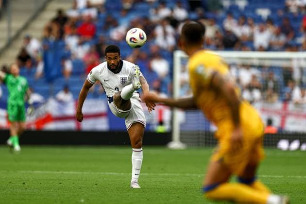 Andorra v England 2026 FIFA World Cup, WM, Weltmeisterschaft, Fussball Qualifier 07 06 2025. Group K Reece James (3) of England during the 2026 FIFA World Cup Qualifier match between Andorra and England at RCDE Stadium, Barcelona, Spain on 7 June 2025. Editorial use only , Copyright: xNigelxKeenex PSI-22232-0063