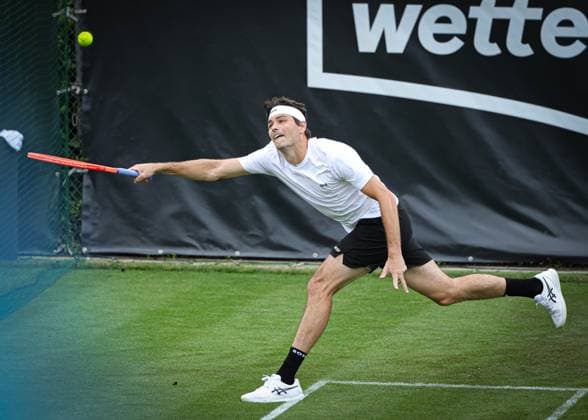 07.06.2025, ATP, Tennis Herren Tour, Boss Open Weissenhof Stuttgart , Tennis, , im Bild: Taylor Fritz (USA)
