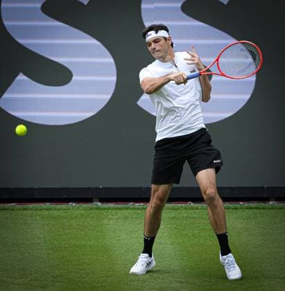 07.06.2025, ATP, Tennis Herren Tour, Boss Open Weissenhof Stuttgart , Tennis, , im Bild: Taylor Fritz (USA)