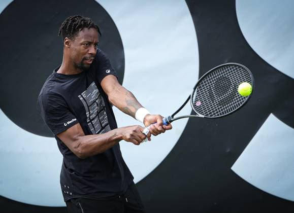 07.06.2025, ATP, Tennis Herren Tour, Boss Open Weissenhof Stuttgart , Tennis, , im Bild: Gael Monfils (FRA)