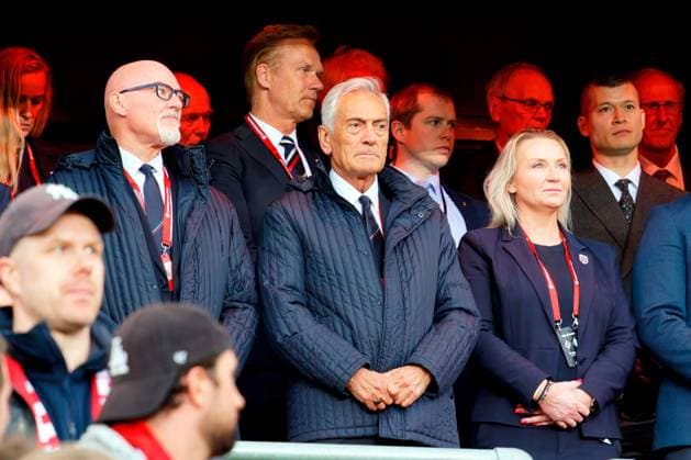 Gabriele Gravina President of FIGC during Qualifiers - Norway vs Italy, FIFA World Cup, WM, Weltmeisterschaft, Fussball match in Oslo, Norway, June 06 2025  Copyright: xEmmanuelexMastrodonato IPAxSportx xipa-agency.netx xx IPA_58755489 IPA_Agency_IPA58755489
