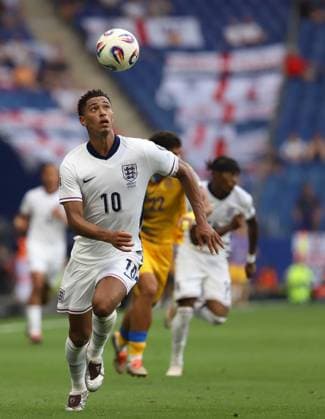 June 7, 2025, Sabadell, Barcelona, Spain: Barcelona Spain 07.06.2025 Jude Bellingham (England) control the ball during the European Qualifiers between Andorra and England at RCDE Stadium on 07 June 2025 in Barcelona. Sabadell Spain - ZUMAu50_ 20250607_zsp_u50_063 Copyright: xXavixUrgelesx