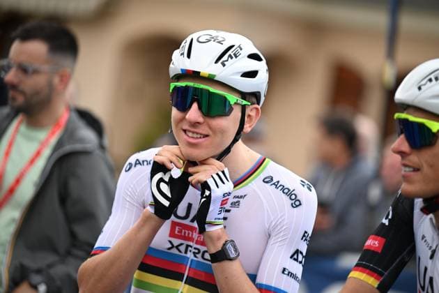 08-06-2025 Criterium Du Dauphine Libere; Tappa 01 Domerat - Montlucon; 2025, Uae Team Emirates - Xrg; Pogacar, Tadej; Domerat; 