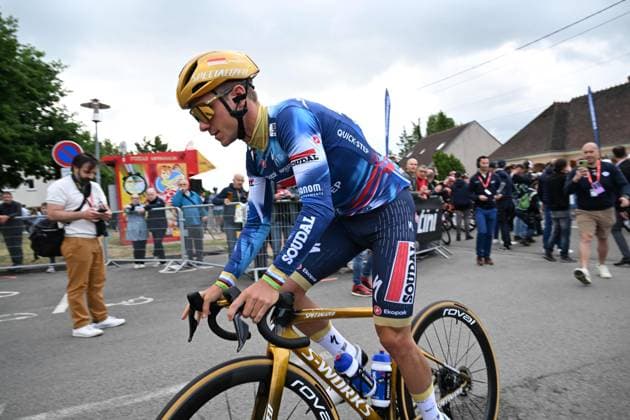 08-06-2025 Criterium Du Dauphine Libere; Tappa 01 Domerat - Montlucon; 2025, Soudal - Quick Step; Evenepoel, Remco; Domerat; 