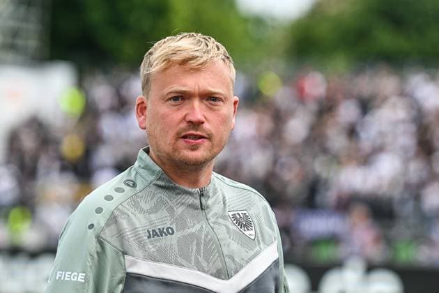 GER, 2. BL, SSV Ulm 1846 vs SC Preussen Münster 18.05.2025, Donaustadion, Ulm, GER, 2. BL, SSV Ulm 1846 vs SC Preussen Münster, im Bild Kieran Schulze-Marmeling (Muenster)