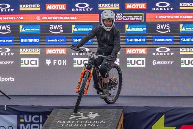 MOUNTAINBIKE - UCI MTB World Series LEOGANG,AUSTRIA,08.JUN.25 - CYCLING, MOUNTAIN BIKE - UCI Mountainbike World Cup, Enduro. Image shows Tristan Botteram (NED).  GEPAxpictures xWolfgangxKofler