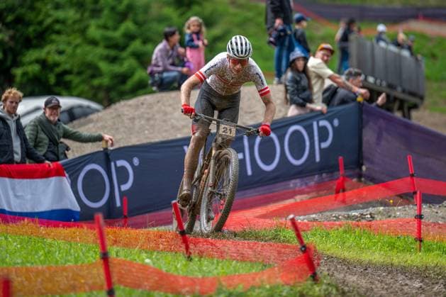 MOUNTAINBIKE - UCI MTB World Series LEOGANG,AUSTRIA,08.JUN.25 - CYCLING, MOUNTAIN BIKE - UCI Mountainbike World Cup, Cross-Country Olympic. Image shows Julius Scherrer (AUT).  GEPAxpictures xWolfgangxKofler
