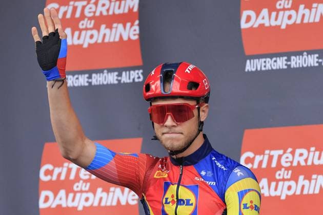 CICLISMO - Ciclismo Su Strada - Criterium du Dauphine 2025 - Stage 1 MILAN Jonathan, Lidl - Trek, during the presentation Team, during the Criterium du Dauphine, Stage 1, Domerat - Montlucon, 06 08 2025 - 195,8 km during Criterium du Dauphine 2025 - Stage 1, Street Cycling race in France, France, June 08 2025 France France Copyright: xIPAxSport ABACAx