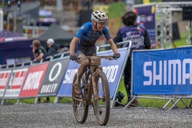 MOUNTAINBIKE - UCI MTB World Series LEOGANG,AUSTRIA,08.JUN.25 - CYCLING, MOUNTAIN BIKE - UCI Mountainbike World Cup, Cross-Country Olympic. Image shows Tamara Wiedmann (AUT).  GEPAxpictures xWolfgangxKofler