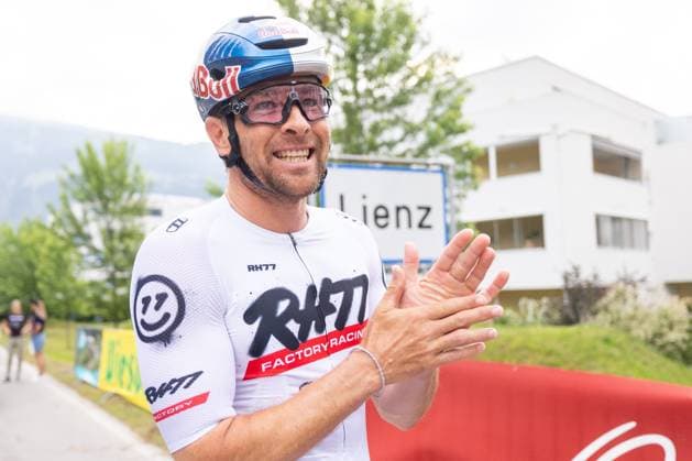 08.06.2025, Lienz, AUT, 37. Dolomitenradrundfahrt, 10. SuperGiroDolomiti, im Bild Benjamin Karl (AUT) Benjamin Karl (AUT) during the 37th Dolomite Cycling Tour and 10th SuperGiroDolomiti. in Lienz, Austria on 2025 06 08. Expa Lienz