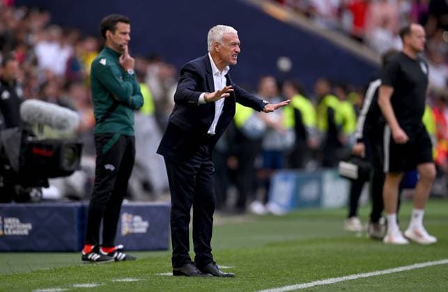 FUSSBALL UEFA Nations League 2024 2025 Spiel um Platz 3 in Stuttgart Deutschland - Frankreich 08.06.2025 Trainer Didier Deschamps (Frankreich)