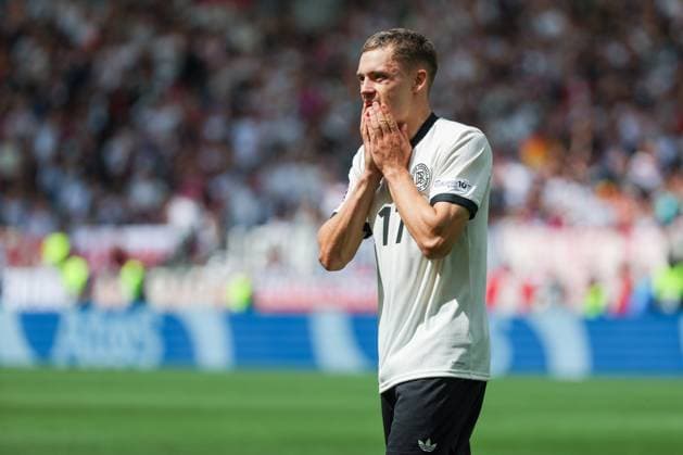 UEFA Nations League Spiel um Platz 3 - 24 25 - Deutschland - Frankreich am 08.06.2025 in der MHP Arena in Stuttgart Florian Wirtz (Deutschland 17) unzufrieden, enttäuscht, enttaeuscht, niedergeschlagen.