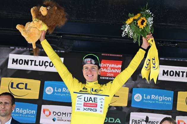 08-06-2025 Criterium Du Dauphine Libere; Tappa 01 Domerat - Montlucon; 2025, Uae Team Emirates - Xrg; Pogacar, Tadej; Montlucon; 