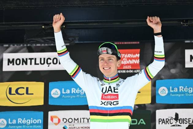 08-06-2025 Criterium Du Dauphine Libere; Tappa 01 Domerat - Montlucon; 2025, Uae Team Emirates - Xrg; Pogacar, Tadej; Montlucon; 