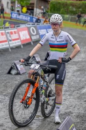 MOUNTAINBIKE - UCI MTB World Series LEOGANG,AUSTRIA,08.JUN.25 - CYCLING, MOUNTAIN BIKE - UCI Mountainbike World Cup, Cross-Country Olympic. Image shows Puck Pieterse (NED).  GEPAxpictures xWolfgangxKofler