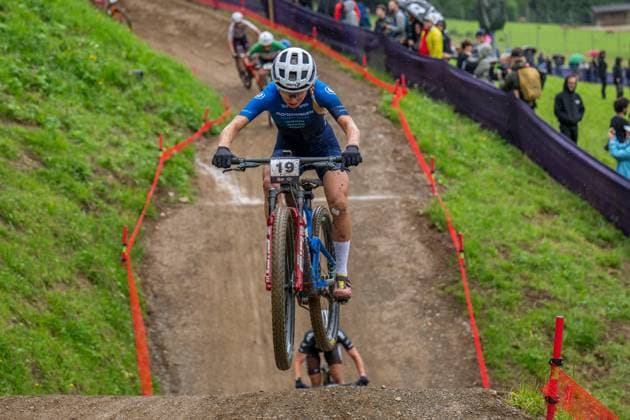 MOUNTAINBIKE - UCI MTB World Series LEOGANG,AUSTRIA,08.JUN.25 - CYCLING, MOUNTAIN BIKE - UCI Mountainbike World Cup, Cross-Country Olympic. Image shows Tamara Wiedmann (AUT).  GEPAxpictures xWolfgangxKofler