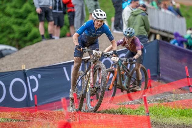 MOUNTAINBIKE - UCI MTB World Series LEOGANG,AUSTRIA,08.JUN.25 - CYCLING, MOUNTAIN BIKE - UCI Mountainbike World Cup, Cross-Country Olympic. Image shows Mona Mitterwallner (AUT).  GEPAxpictures xWolfgangxKofler