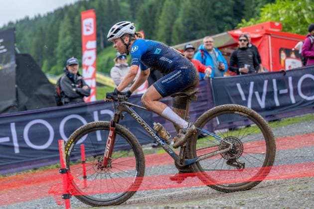 MOUNTAINBIKE - UCI MTB World Series LEOGANG,AUSTRIA,08.JUN.25 - CYCLING, MOUNTAIN BIKE - UCI Mountainbike World Cup, Cross-Country Olympic. Image shows Mona Mitterwallner (AUT).  GEPAxpictures xWolfgangxKofler