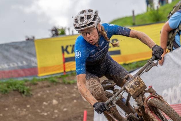MOUNTAINBIKE - UCI MTB World Series LEOGANG,AUSTRIA,08.JUN.25 - CYCLING, MOUNTAIN BIKE - UCI Mountainbike World Cup, Cross-Country Olympic. Image shows Tamara Wiedmann (AUT).  GEPAxpictures xWolfgangxKofler