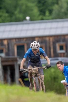 MOUNTAINBIKE - UCI MTB World Series LEOGANG,AUSTRIA,08.JUN.25 - CYCLING, MOUNTAIN BIKE - UCI Mountainbike World Cup, Cross-Country Olympic. Image shows Tamara Wiedmann (AUT).  GEPAxpictures xWolfgangxKofler