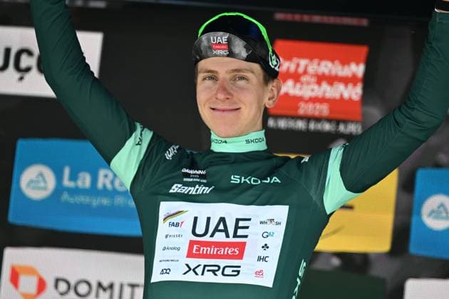 08-06-2025 Criterium Du Dauphine Libere; Tappa 01 Domerat - Montlucon; 2025, Uae Team Emirates - Xrg; Pogacar, Tadej; Montlucon; 