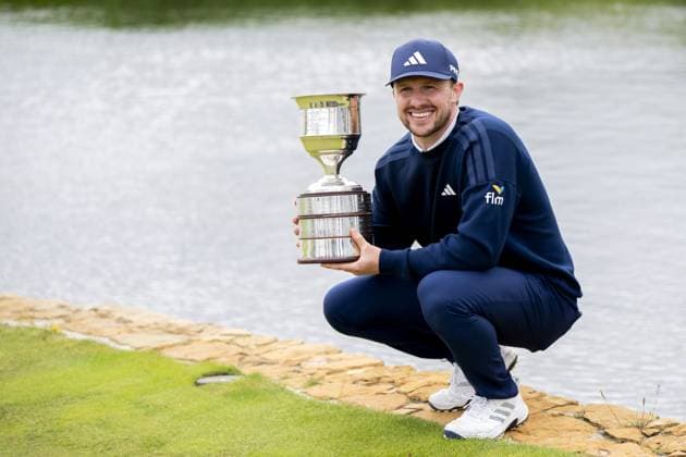 Bilder des Jahres 2025, Sport 06 Juni Sport Themen der Woche KW23 Sport Bilder des Tages BADHOEVEDORP - Connor Syme (SCO) wins the KLM Open golf tournament at golf club The International. ANP SANDER KONING xVIxANPxSportx xxANPxIVx 529562440 originalFilename: 529562440.jpg