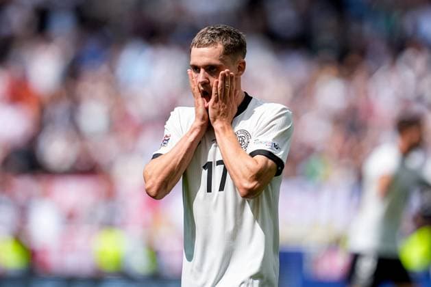 Florian Wirtz looks dejected, UEFA Nations League 2025 Third Place Match, Germany and France, Stuttgart Arena, June 8, 2025, Stuttgart, Germany.
