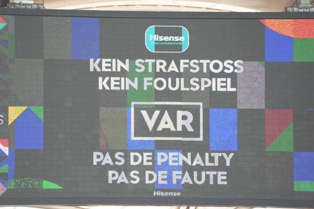 Ergebnis des Videobeweis - Stuttgart 08.06.2025: Deutschland vs. Frankreich, Nations League Finals, Spiel um Platz 3, M3, MHP Arena