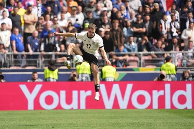 Florian Wirtz (Deutschland Germany, 17) Welt ist Fußball - Stuttgart 08.06.2025: Deutschland vs. Frankreich, Nations League Finals, Spiel um Platz 3, M3, MHP Arena