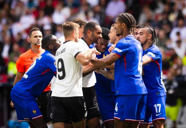 Stuttgart, Germany. 08th Jun 2025. Jonathan Tah (DFB) Lucas Hernandez (FRA) Germany - France Deutschland - Frankreich 08.06.2025