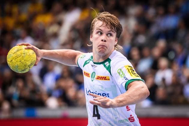 Andri Mar Runarsson (SC DHfK Leipzig, 04) GER, TVB Stuttgart - SC DHfK Leipzig, DAIKIN HBL, Handball, Bundesliga, 34. Spieltag, Spielzeit 2024 2025, 08.06.2025 GER, TVB Stuttgart - SC DHfK Leipzig, DAIKIN HBL, Handball, Bundesliga, 34. Spieltag, Spielzeit 2024 2025, 08.06.2025 Stuttgart Copyright: xSandyxDinkelackerx EP_SDR