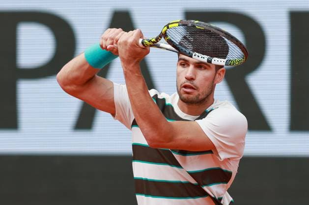 Carlos Alcaraz (ESP), Endspiel, Final Tennis - French Open 2025 - Roland Garros - Paris - - France - 8 June 2025. Copyright: xJuergenxHasenkopfx