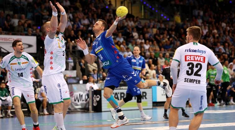 BAU 08.06.2025 Stuttgart Handball TVB Stuttgart vs SC DHFK Leipzig, Kai Häfner (TVB; Mitte)