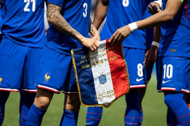 FOOTBALL : The UEFA Nations League third place play-off football match between Germany and France in Stuttgart, southwestern Germany on June 8, 2025. Equipe de France  Copyright: xelyxandroxcegarrax