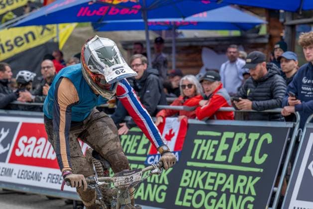 MOUNTAINBIKE - UCI MTB World Series LEOGANG,AUSTRIA,08.JUN.25 - CYCLING, MOUNTAIN BIKE - UCI Mountainbike World Cup, Enduro. Image shows William Scheele (NOR).  GEPAxpictures xWolfgangxKofler