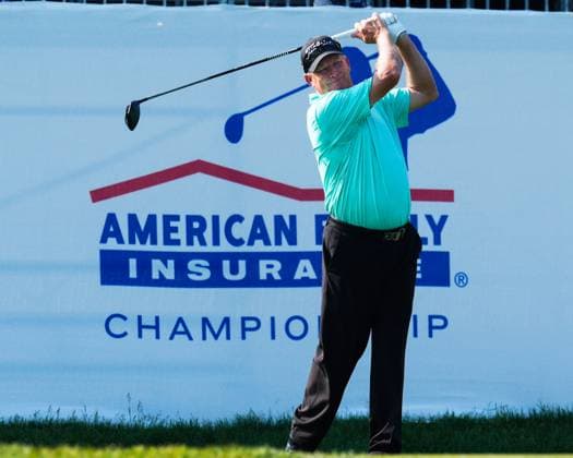 June 8, 2025, Madison, Wisconsin, USA: WOODY AUSTIN of the United States tees off on the first hole during the final round of the 2025 American Family Insurance Championship at TPC Wisconsin in Madison, Wis. Madison USA - ZUMAb262 20250608_znp_b262_008 Copyright: xJeffxM.xBrownx