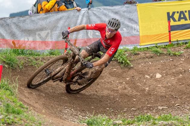 MOUNTAINBIKE - UCI MTB World Series LEOGANG,AUSTRIA,08.JUN.25 - CYCLING, MOUNTAIN BIKE - UCI Mountainbike World Cup, Cross-Country Olympic. Image shows Filippo Colombo (SUI).  GEPAxpictures xWolfgangxKofler