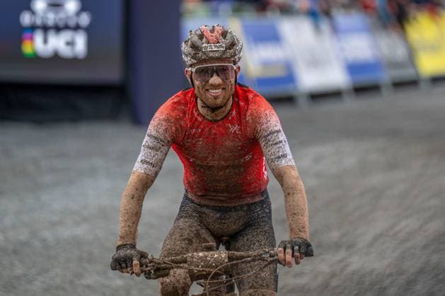 MOUNTAINBIKE - UCI MTB World Series LEOGANG,AUSTRIA,08.JUN.25 - CYCLING, MOUNTAIN BIKE - UCI Mountainbike World Cup, Cross-Country Olympic. Image shows Mathias Flueckiger (SUI).  GEPAxpictures xWolfgangxKofler