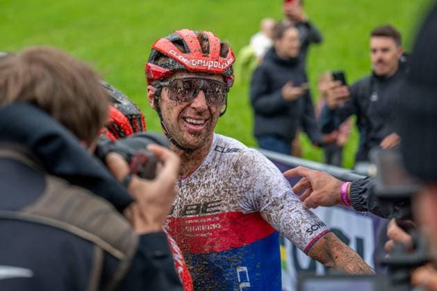 MOUNTAINBIKE - UCI MTB World Series LEOGANG,AUSTRIA,08.JUN.25 - CYCLING, MOUNTAIN BIKE - UCI Mountainbike World Cup, Cross-Country Olympic. Image shows Ondrej Cink (CZE).  GEPAxpictures xWolfgangxKofler