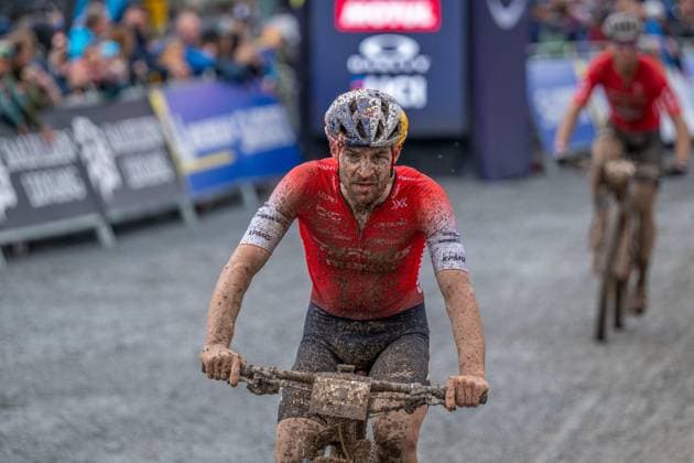 MOUNTAINBIKE - UCI MTB World Series LEOGANG,AUSTRIA,08.JUN.25 - CYCLING, MOUNTAIN BIKE - UCI Mountainbike World Cup, Cross-Country Olympic. Image shows Lars Forster (SUI).  GEPAxpictures xWolfgangxKofler
