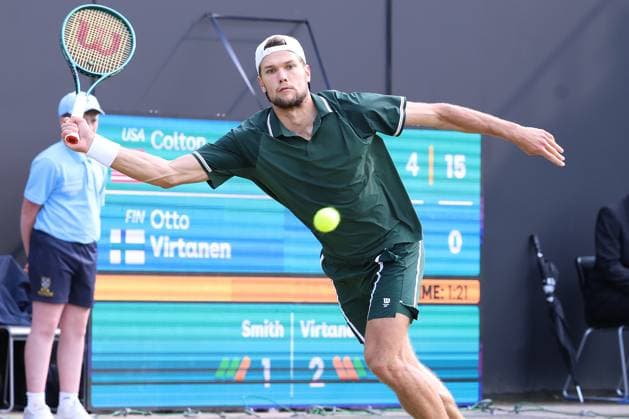 TENNIS - Birmingham Open 2025 BIRMINGHAM,ENGLAND,08.JUN.25 - TENNIS - ATP, Tennis Herren Challenger Tour, Birmingham Open, final. Image shows Otto Virtanen (FIN).  GEPAxpictures xAlanxGrieves