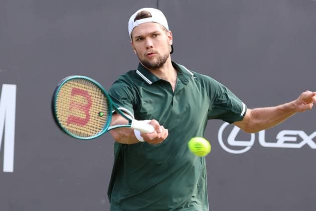 TENNIS - Birmingham Open 2025 BIRMINGHAM,ENGLAND,08.JUN.25 - TENNIS - ATP, Tennis Herren Challenger Tour, Birmingham Open, final. Image shows Otto Virtanen (FIN).  GEPAxpictures xAlanxGrieves
